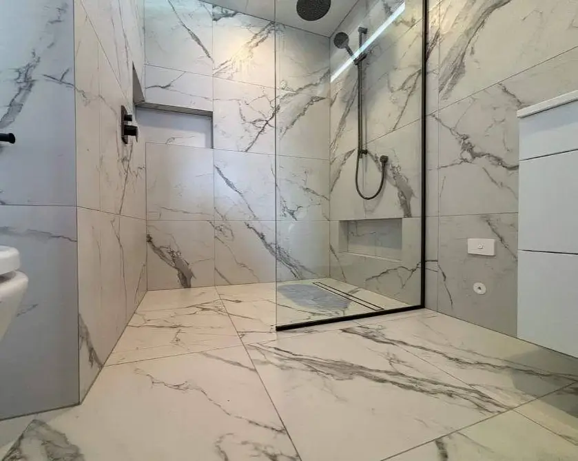 Functional contemporary bathrooms designed for daily living in Bathroom Renovations Lower Hutt.