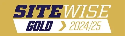 SiteWise Gold status awarded to Bathroom Renovations Lower Hutt for 2024/25.